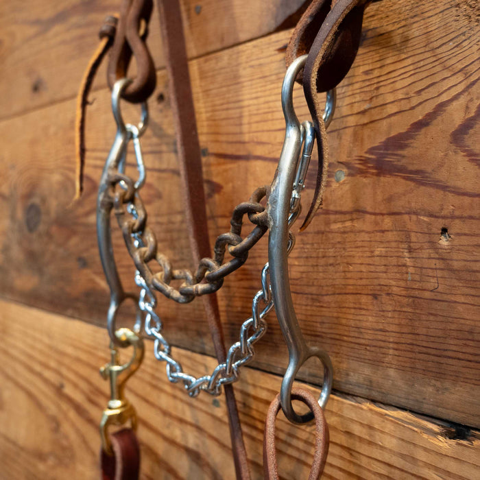 Stamped "RR" Chain Bridle Rig Tack - Rigs MISC