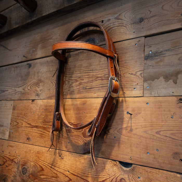 Bob Scott Browband Headstall w/ Throat Latch