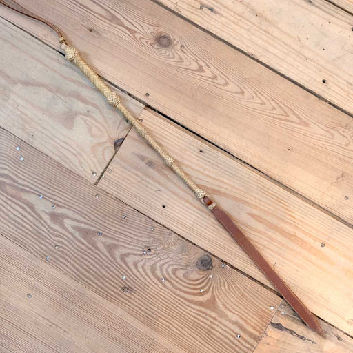 Bill Elliot Handmade 29" Quirt w/Popper Tack - Whips, Crops & Quirts Bill Elliott