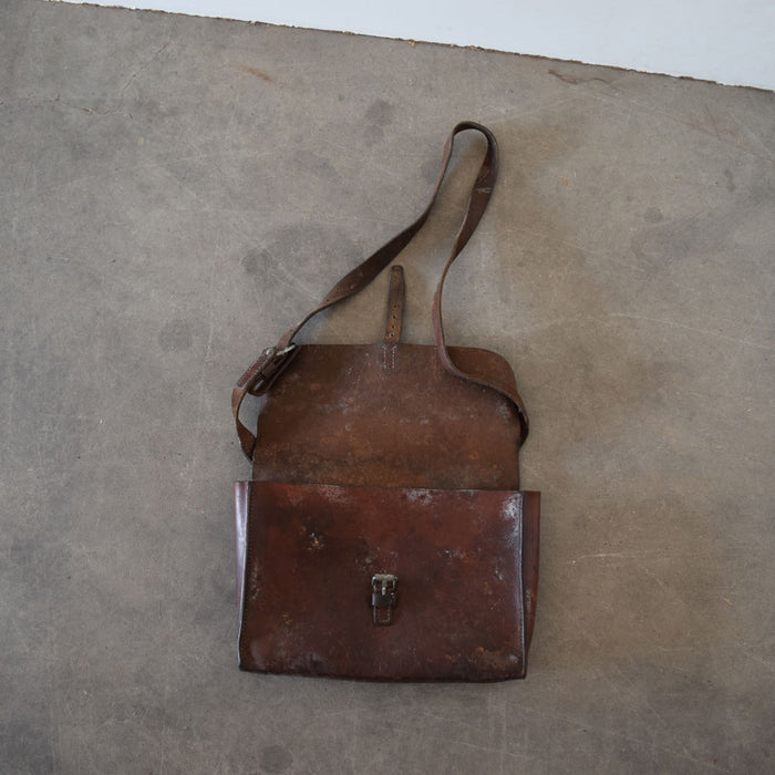 Used Vintage German Leather Saddle Bag Sale Barn Teskey's