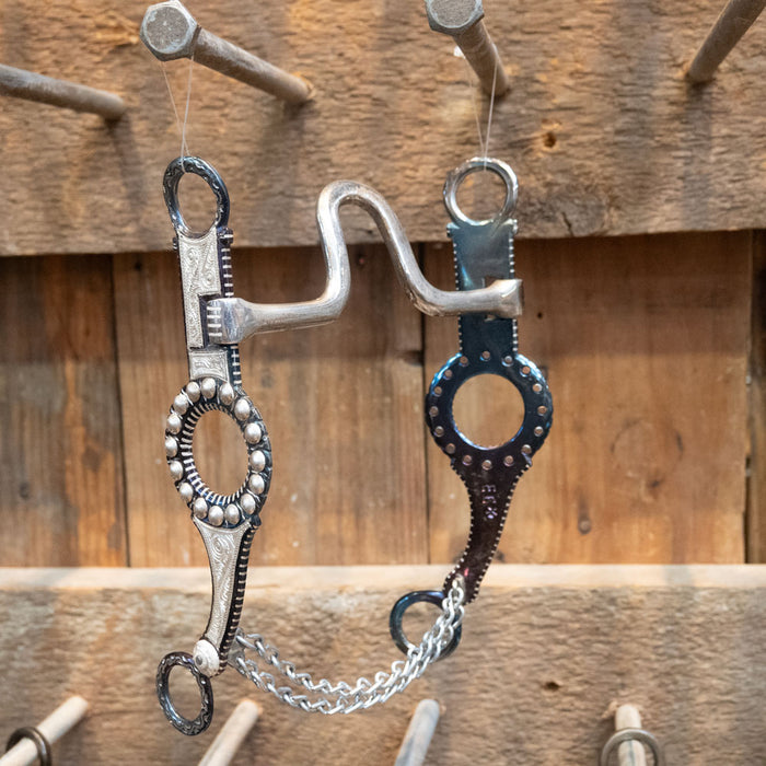 EG* Silver engraved - Port with Copper inlay Bit Tack - Bits EG*