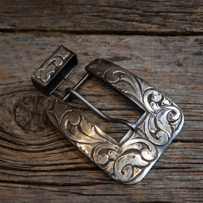 1" KOENIG 2pc. Mounted Silver Buckle ACCESSORIES - Additional Accessories - Buckles KOENIG