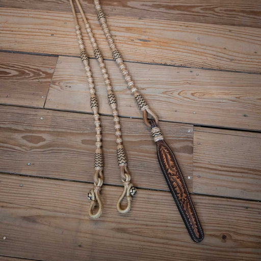 Handmade Rawhide Romel Reins Tack - Reins MISC
