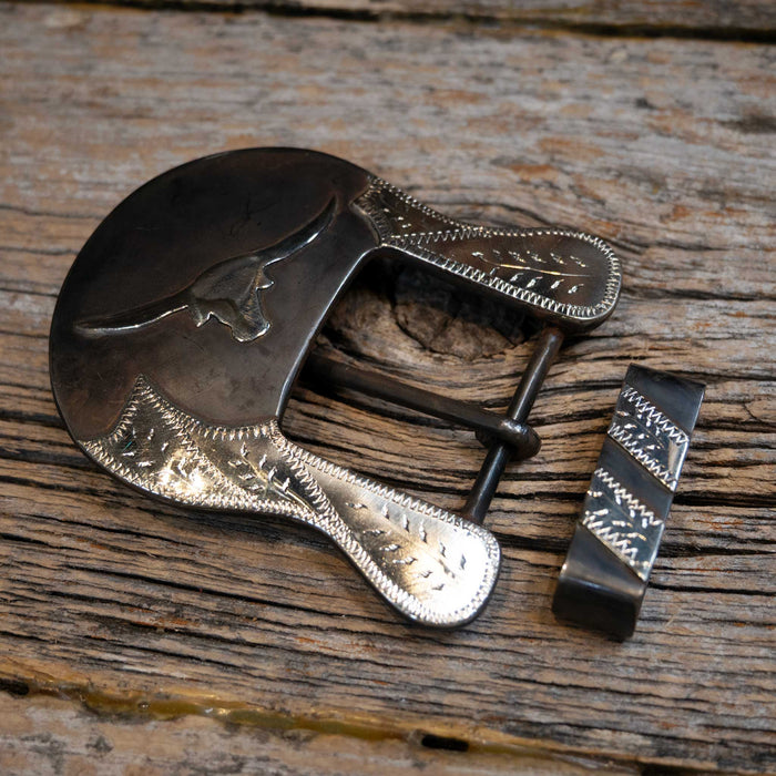 Ricky Trammell 2 Pc. Steer Buckle