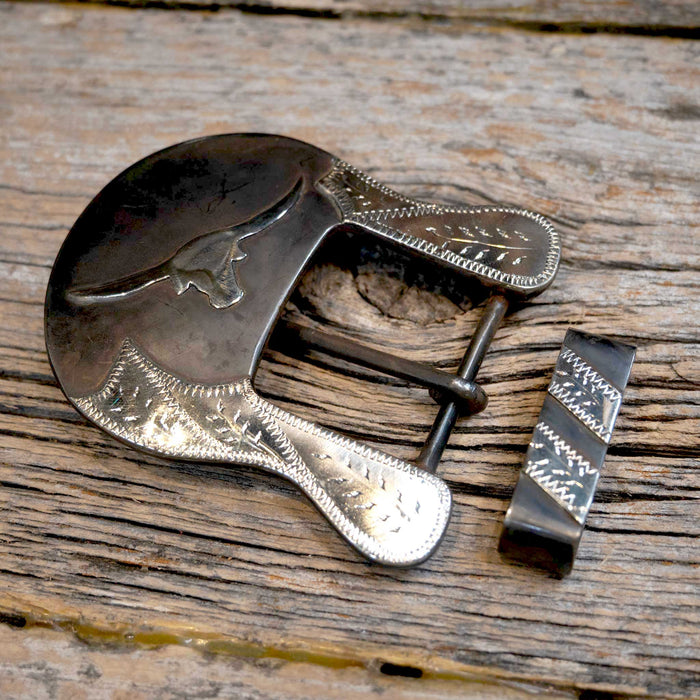 Ricky Trammell 2 Pc. Steer Buckle