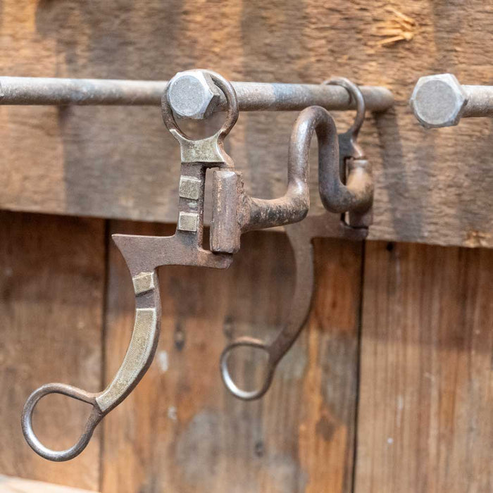 Silver Engraved Solid Port Bit Tack - Bits MISC