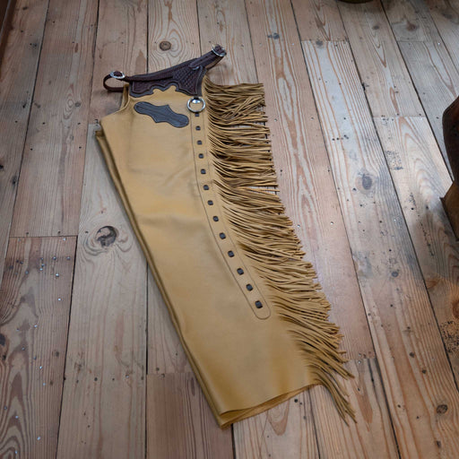 Teskey's Large Tan Versatility Shotgun Chaps Tack - Chaps & Chinks Teskeys