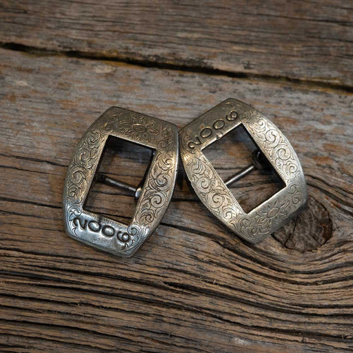 Ryan Yates Silver Mounted Buckle Pair Tack - Conchos & Hardware Ryan Yates