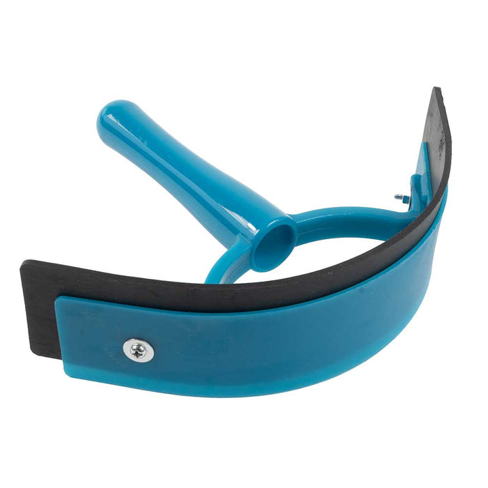 Teskey's Plastic Sweat Scraper With Rubber Blade Equine - Grooming Teskey's Saddlery TURQUOISE