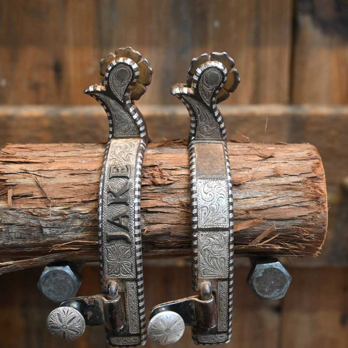Sunny Silva Silver Mounted Spurs Tack - Spurs Sunny Silva