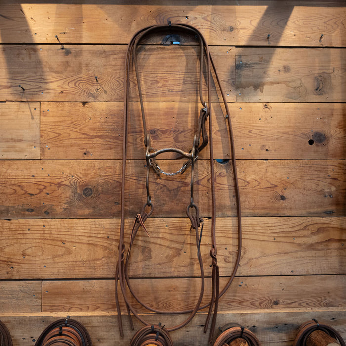 Clint Martin #51 Mounted Low Port Bridle Rig Tack - Rigs Clint Martin