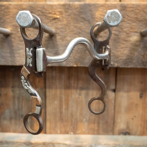 Jeff Payne #3730 Silver Mounted Solid Port Bit Tack - Bits Jeff Payne