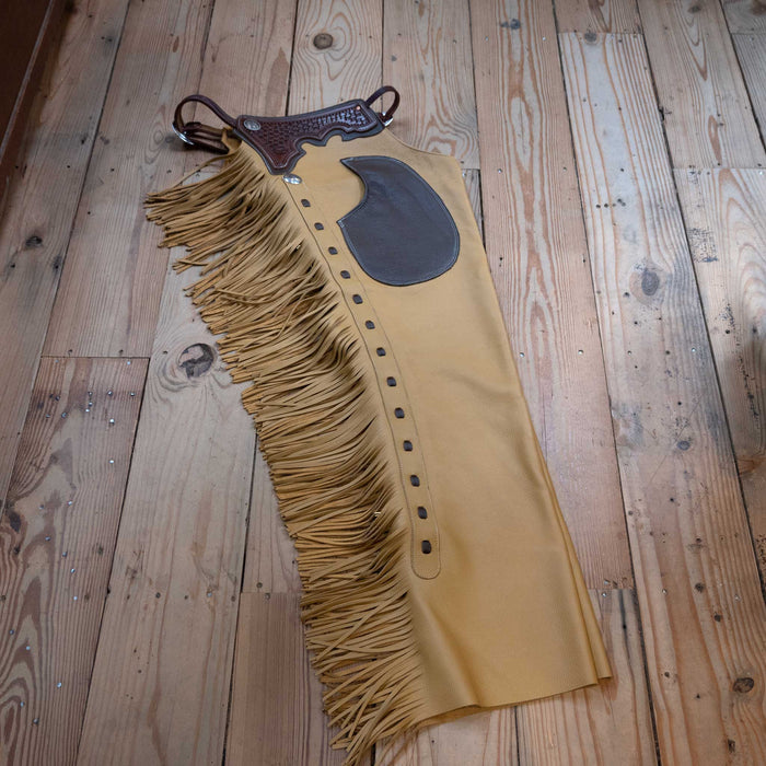 Teskey's Large Tan Versatility Shotgun Chaps Tack - Chaps & Chinks Teskeys