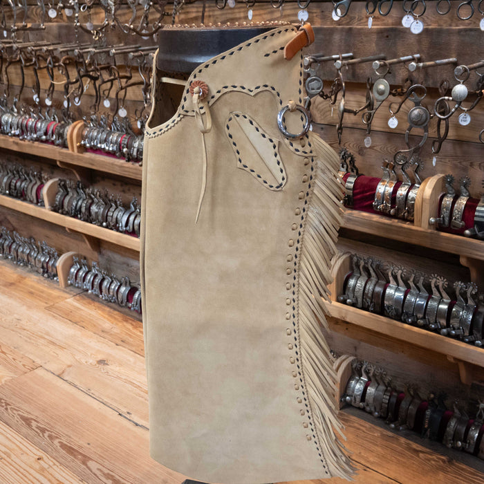 Bryan Clark Roughout Stepthrough Chaps w/ Ryan Clark Hardware