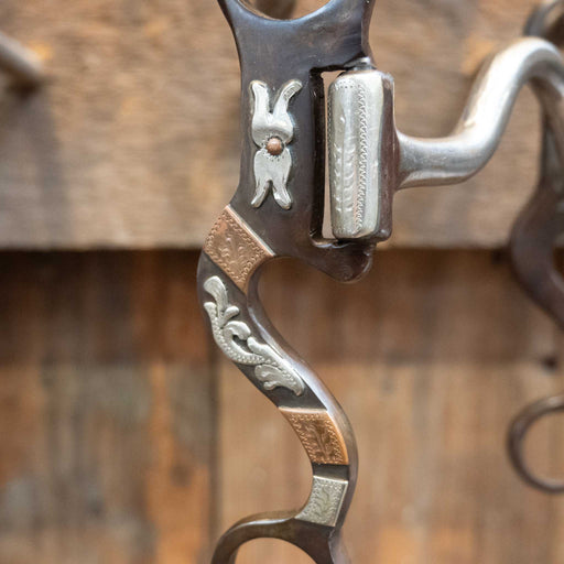 Jeff Payne #3730 Silver Mounted Solid Port Bit Tack - Bits Jeff Payne