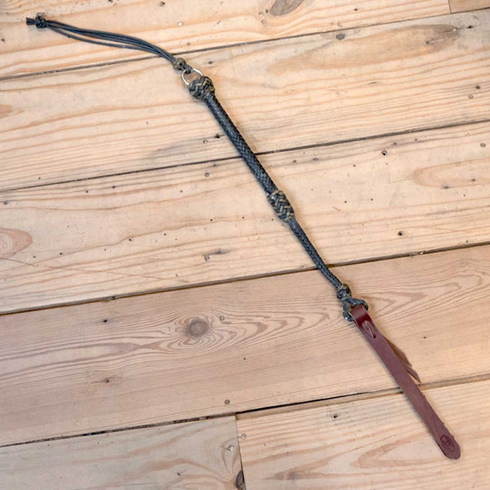 Handmade Pockets Custom 25.5" Quirt w/Popper Tack - Whips, Crops & Quirts Pockets Custom