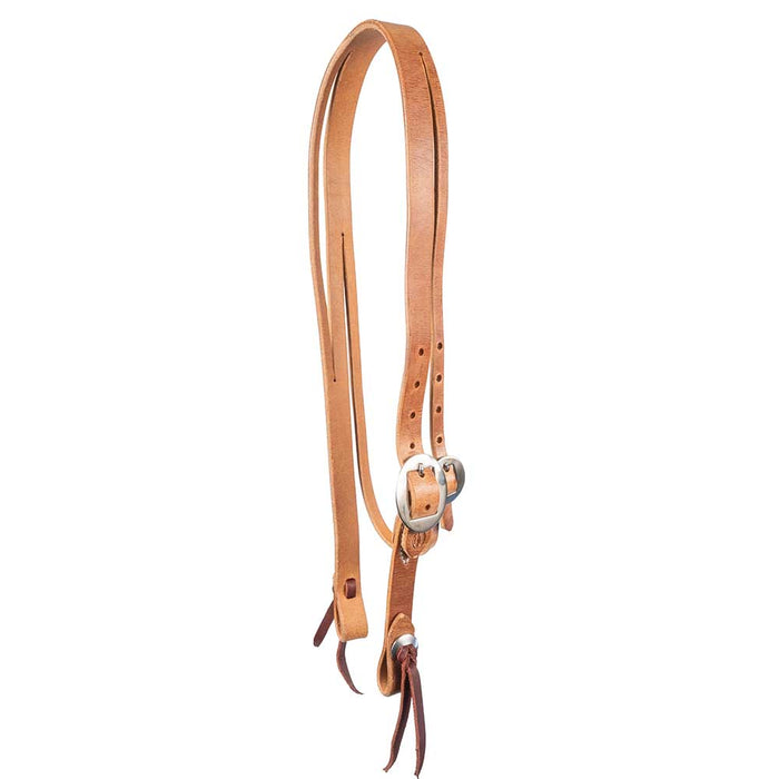 Teskey's 1" Split Ear Headstall w/Throat Latch Tack - Headstalls Teskey's