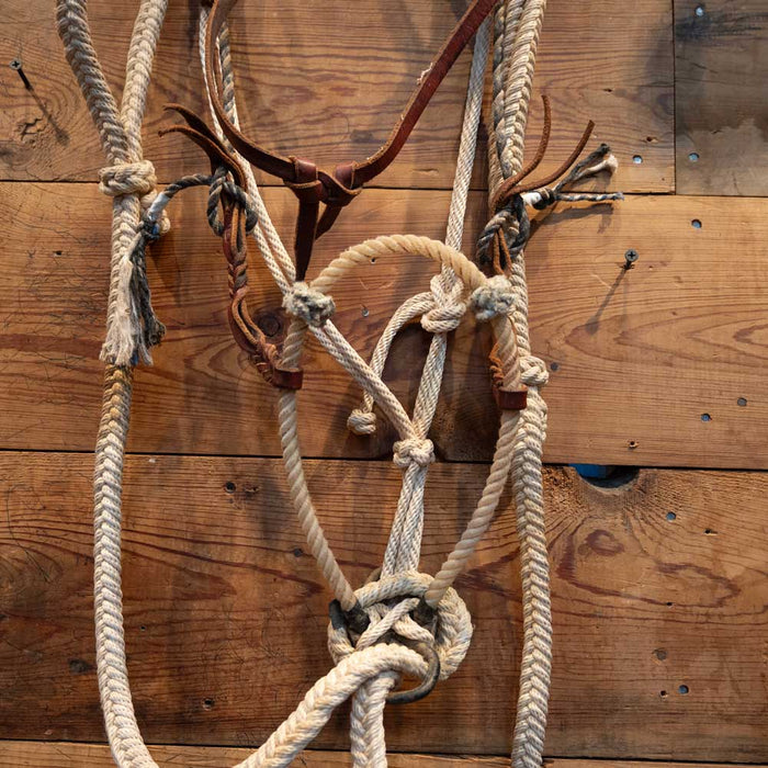 Handmade Bosal with Braided Reins 089