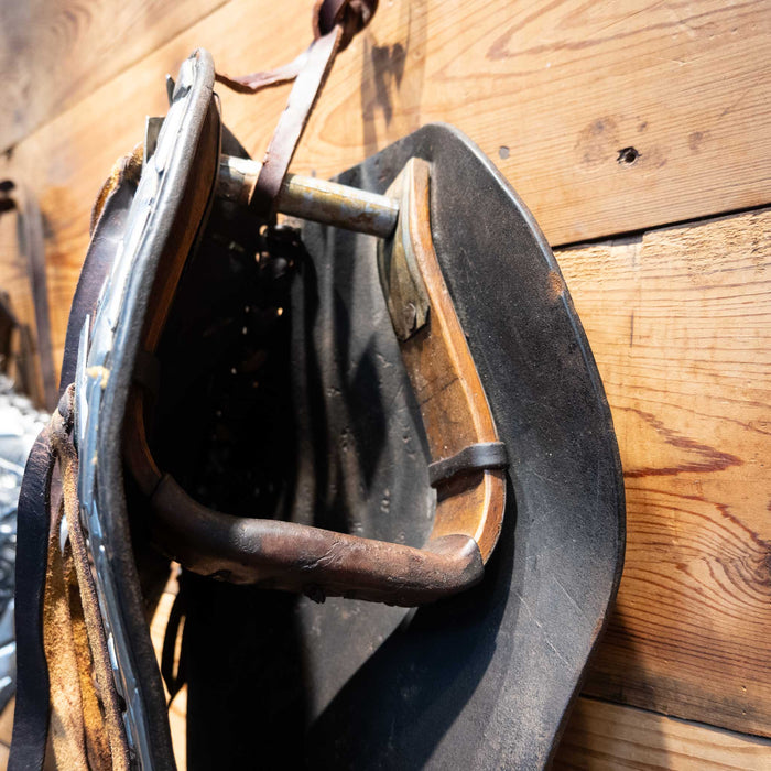 Vintage Ted Flower's Silver Parade Tapaderos Saddle - Accessories Ted Flowers