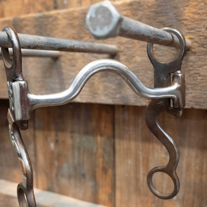 Jeff Payne #3730 Silver Mounted Solid Port Bit Tack - Bits Jeff Payne