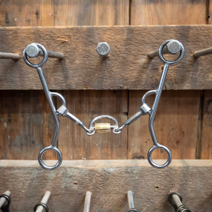 Schoneberg Long Casey Hexagon Floating Port w/ Cricket Bit Tack - Bits Schoneberg