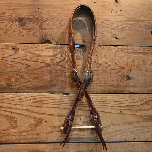 Handmade Bob Scott Double Buckle Headstall Tack - Headstalls Bob Scott
