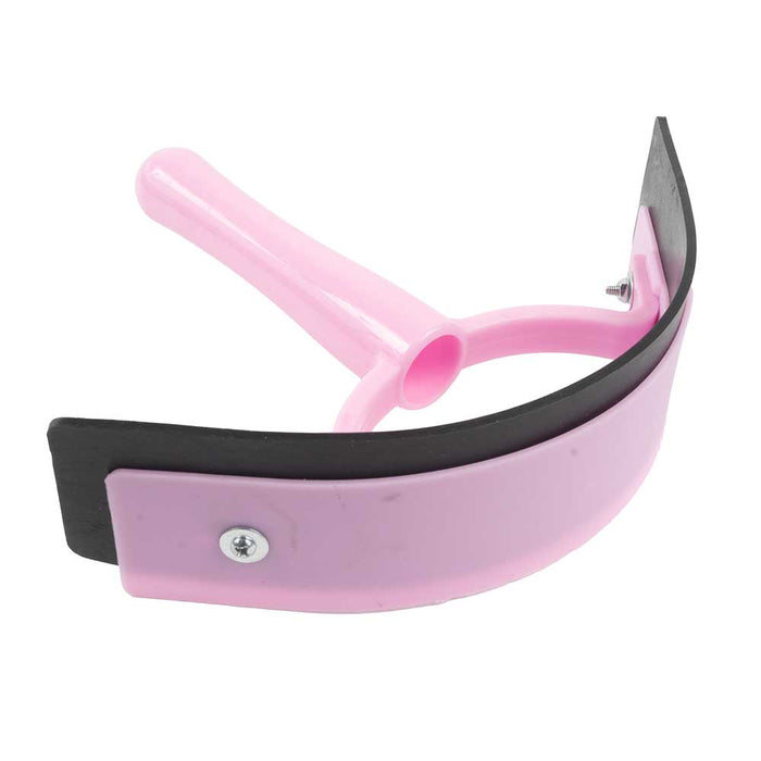 Teskey's Plastic Sweat Scraper With Rubber Blade Equine - Grooming Teskey's Saddlery PINK