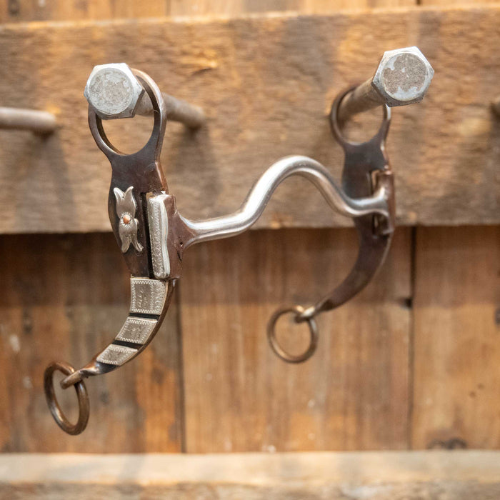 Jeff Payne #3889 Silver Mounted Solid Port Bit Tack - Bits Jeff Payne