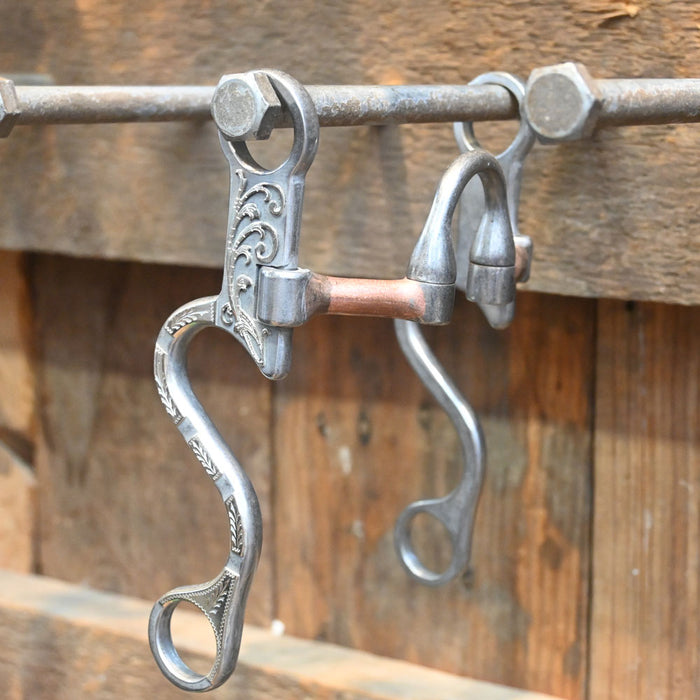 Josh Ownbey Cowboy Line Correction Bit with Copper Bars Tack - Bits Josh Ownbey Cowboy Line