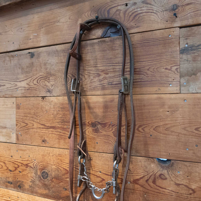 Cowpuncher Ported Chain Bit Bridle Rig