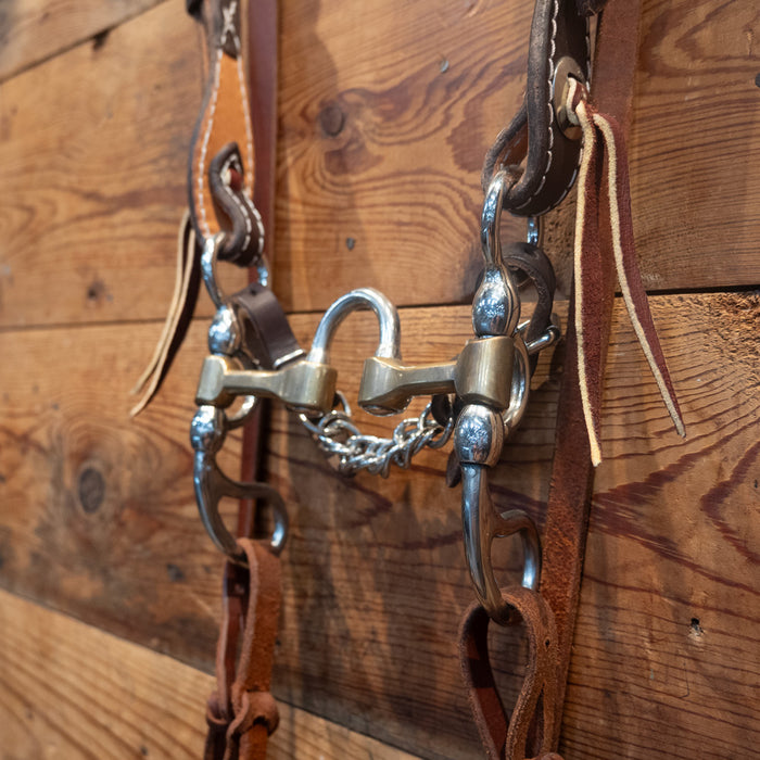 CHS Correction Bridle Rig Tack - Training Cow Horse Supply
