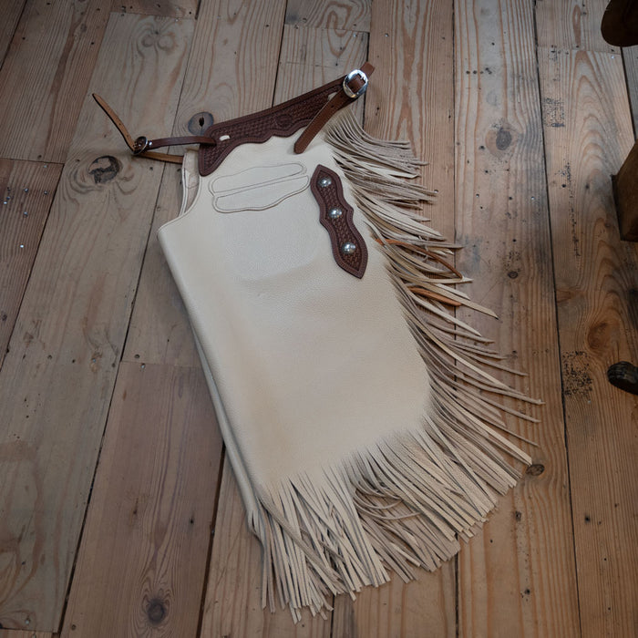 Teskeys Large Smooth Leather Chinks Tack - Chaps & Chinks TESKEY'S