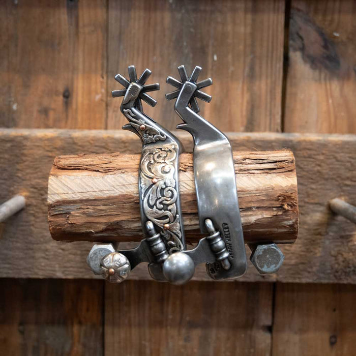 Kerry Kelley Silver Mounted Womens 90 Spurs Tack - Spurs Kerry Kelley