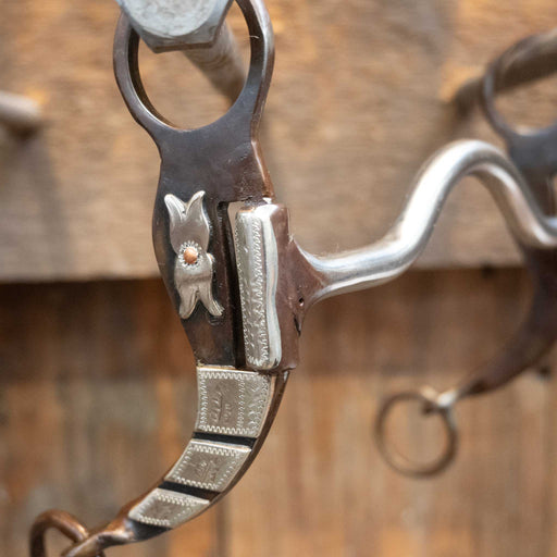 Jeff Payne #3889 Silver Mounted Solid Port Bit Tack - Bits Jeff Payne
