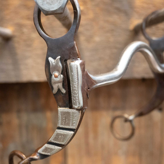 Jeff Payne #3889 Silver Mounted Solid Port Bit Tack - Bits Jeff Payne