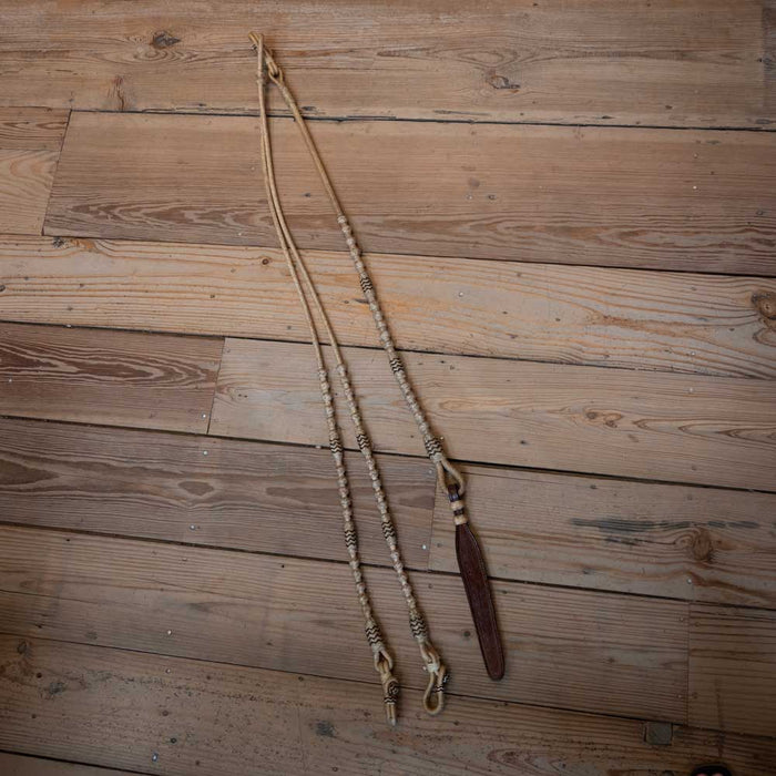 Handmade Rawhide Romel Reins Tack - Reins MISC