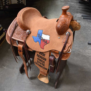 14.5" USED TESKEY'S ROPING SADDLE Saddles TESKEY'S SADDLERY LLC