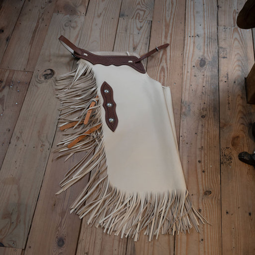 Teskeys Large Smooth Leather Chinks Tack - Chaps & Chinks TESKEY'S