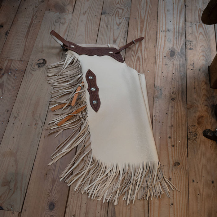 Teskeys Large Smooth Leather Chinks Tack - Chaps & Chinks TESKEY'S
