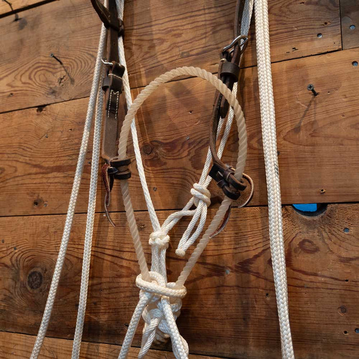 Handmade Loping Hack w/Braided Split Reins 093