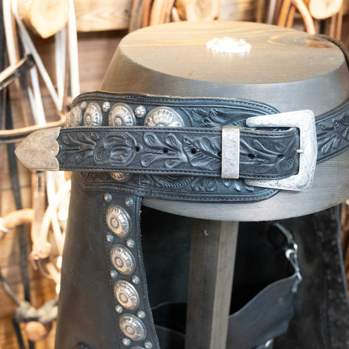 Bohlin 1960's Parade Chaps w/Silver Accents Tack - Chaps & Chinks Bohlin Hollywood Calif.