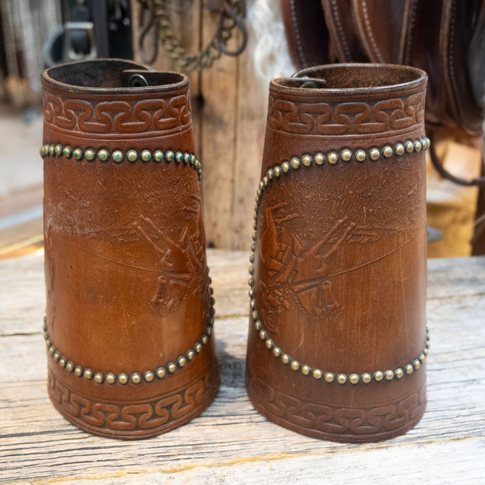 John Clark Shakopee Mn. Calf Roping Cowboy Cuffs