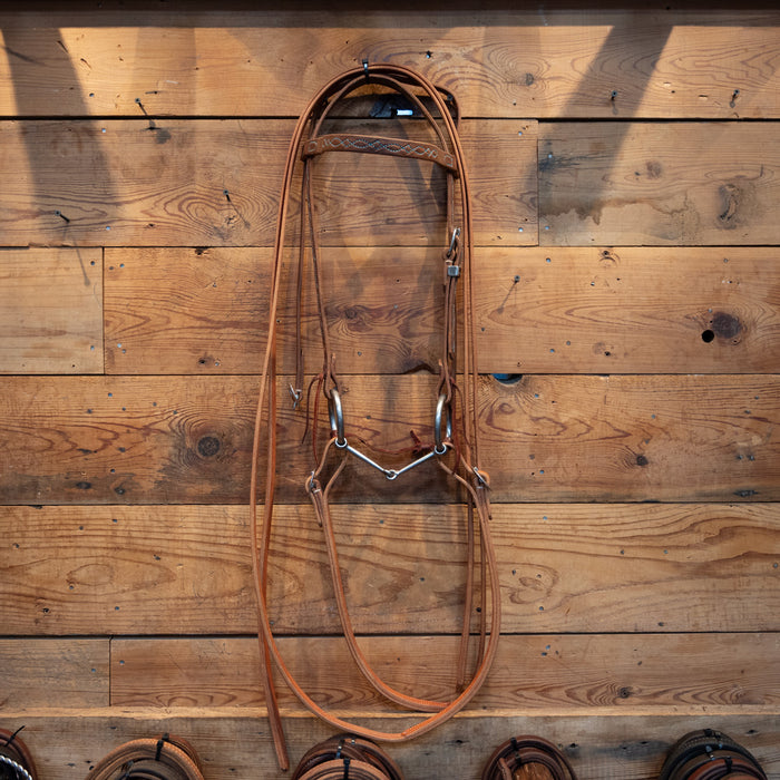 Guillory O-Ring Snaffle Bridle Rig Tack - Rigs Barry Guillory