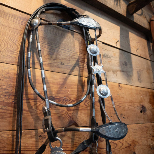 1950's Visalia Stock Sheriff's Posse style Bridle Set Tack - Rigs MISC
