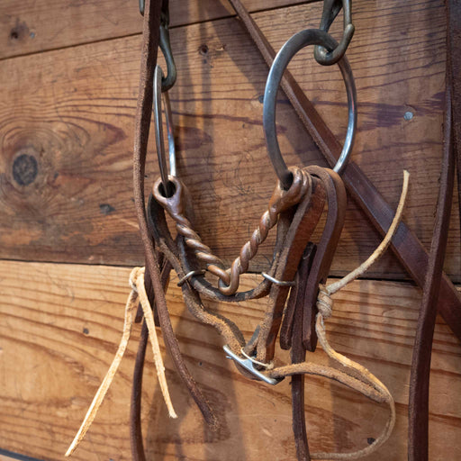 Twisted Wire O-Ring Bridle Rig Sale Barn MISC