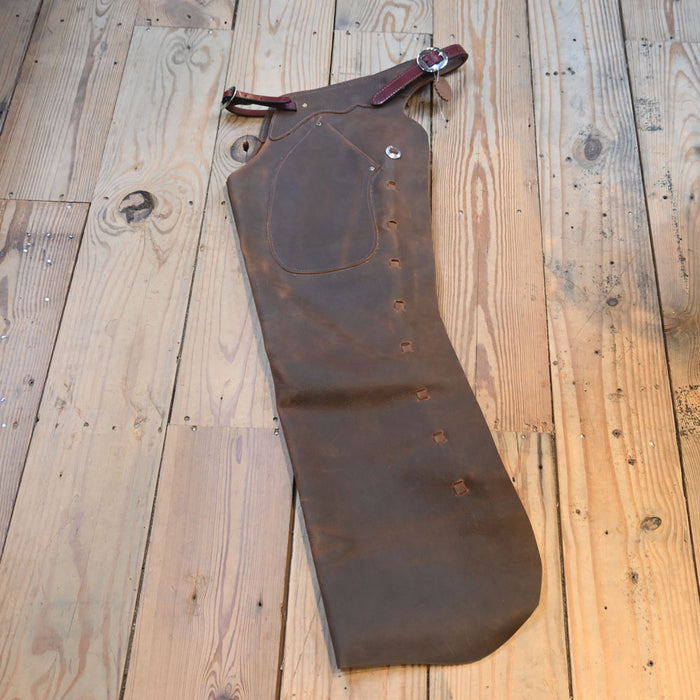 Teskey's Small Dark Brown Shotgun Chaps Tack - Chaps & Chinks Teskey's
