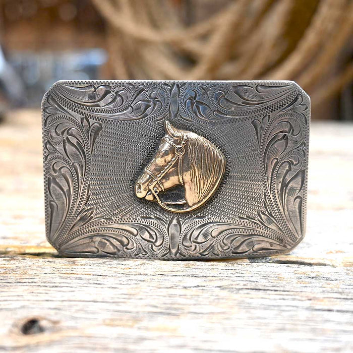 Vintage Horse Head Belt Buckle ACCESSORIES - Additional Accessories - Buckles Teskey's