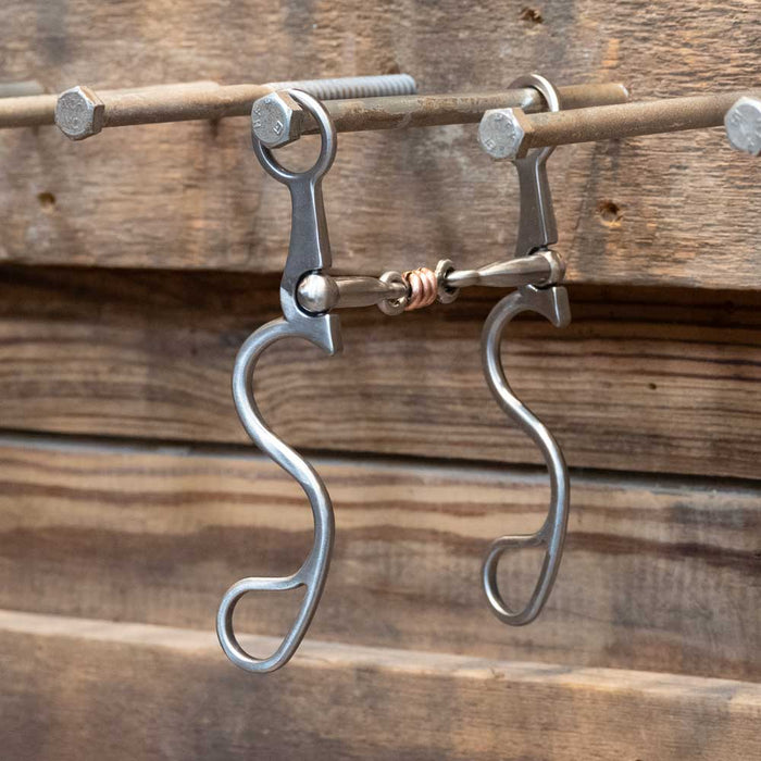 Kerry Kelley 10 Smooth Dogbone w/ Rings Tack - Bits Kerry Kelley