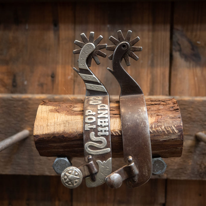 Marlin Spurgeon Silver Mounted Spurs Tack - Spurs Marlin Spurgeon