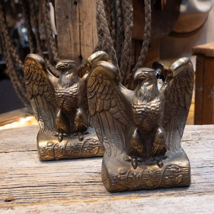 Vintage Brass Eagle Bookends Collectibles Teskey's
